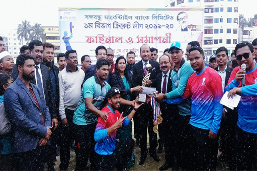 বঙ্গবন্ধু ক্রিকেট লীগে চ্যাম্পিয়ন ফ্রেন্ডশিপ ক্রিকেট ক্লাব