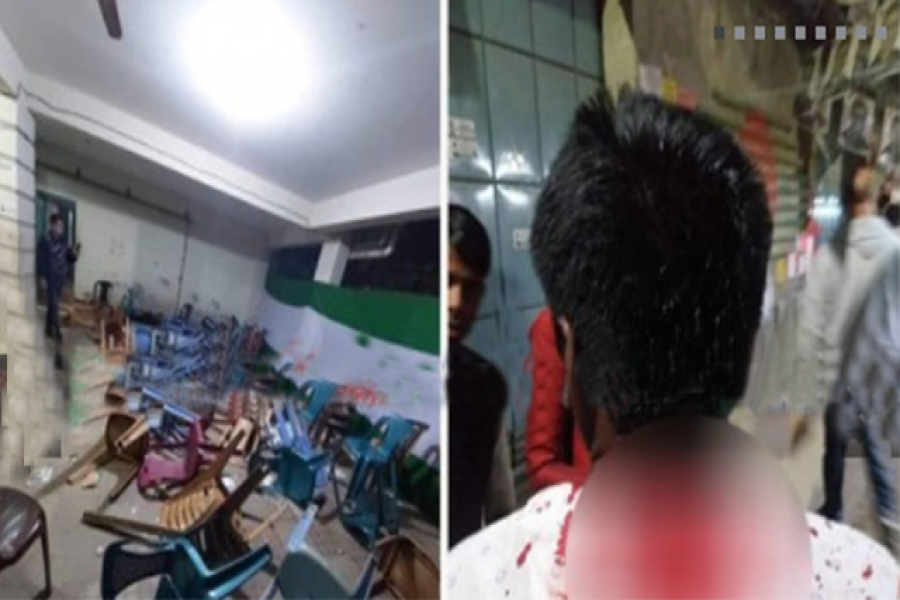 ঢাকা দক্ষিণে দুই প্রার্থীর সমর্থকদের মধ্যে ব্যাপক সংঘর্ষ, গোলাগুলি