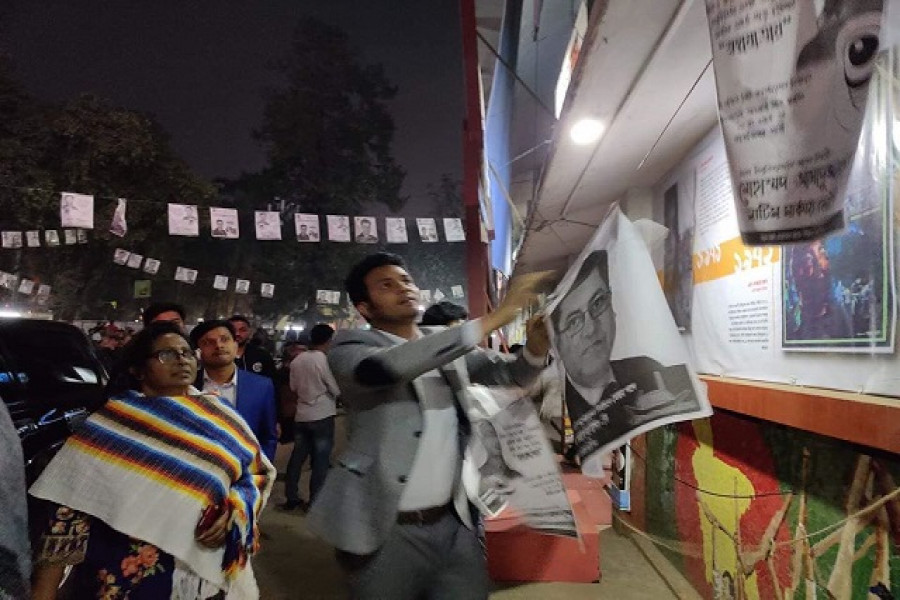 নির্বাচনী পোস্টার সরানোর আহ্বান সাদ্দামের