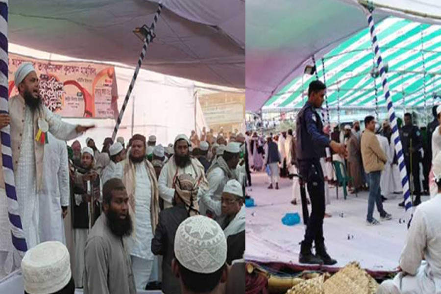 আল্লামা শফিকে নিয়ে হঠাৎ ভেঙ্গে পড়ল মঞ্চ