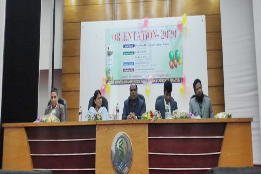 নবীনদের বরণ করে নিলো হাবিপ্রবি’র সিএসই অনুষদ