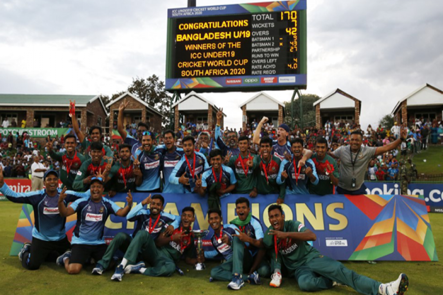 চ্যাম্পিয়ন দলের ৮ জনই দিনাজপুর বিকেএসপির ক্রিকেটার