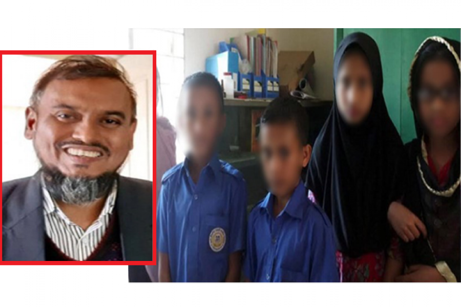 প্রাথমিকের কোমলমতি শিক্ষার্থীদের নিজের থু থু খাওয়ালেন শিক্ষক!