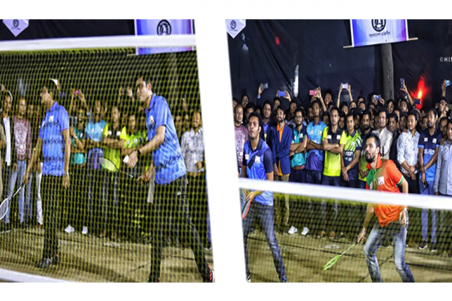 মাশরাফী-জয়দের ব্যাডমিন্টন প্রীতি ম্যাচ ড্র