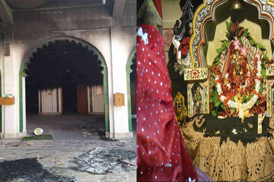 মুসলিমদের হাতে মন্দিরের চাবি তুলে দিলেন পূজারি মহিলা