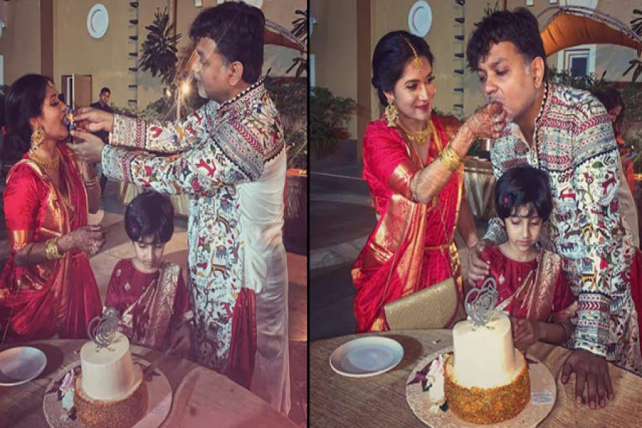 সৃজিত-মিথিলার রিসেপশন যেন চাঁদের হাট