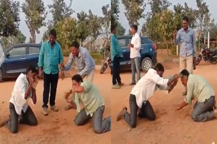 মদের বোতল হাতে নাগিন ড্যান্স, বিপাকে ৬ পুলিশ