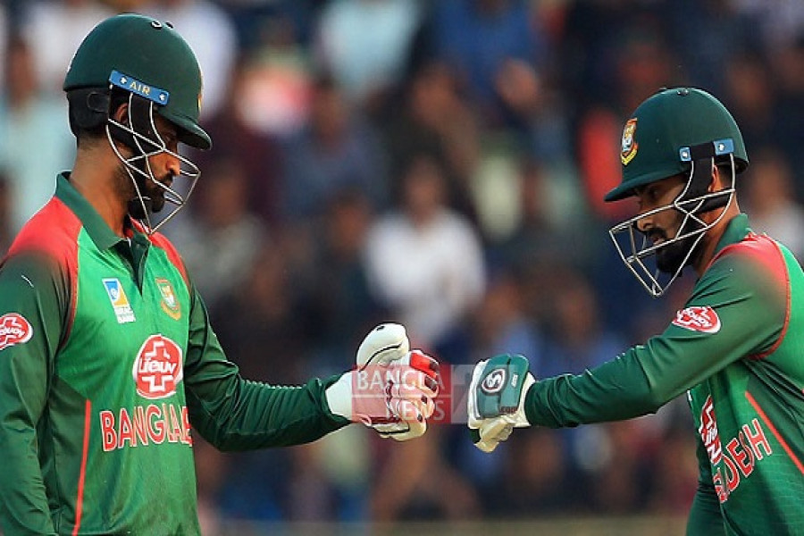 তামিম–লিটনের ব্যাটে দারুণ শুরু বাংলাদেশের 