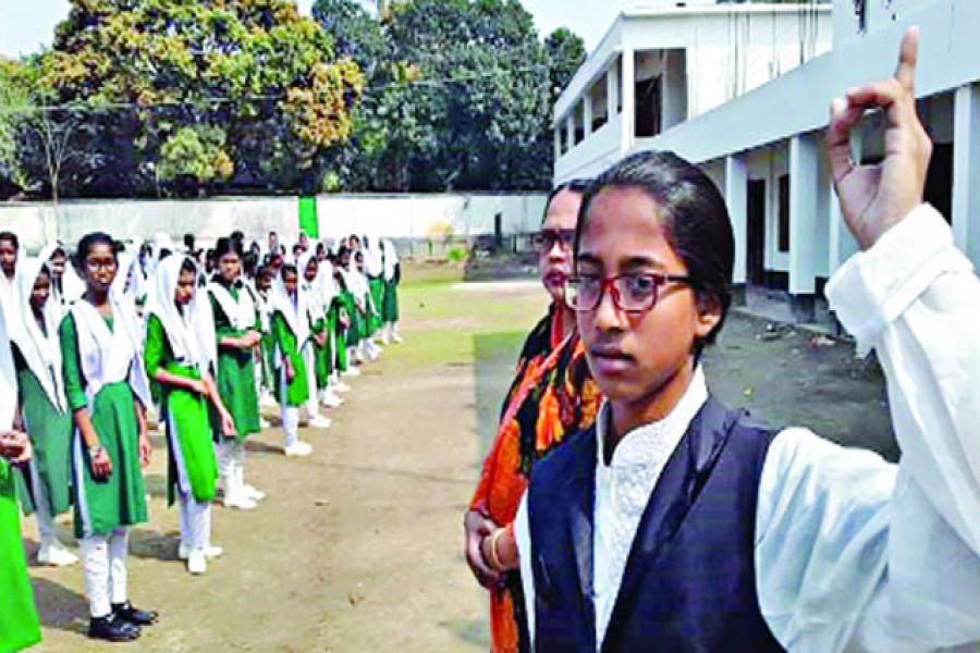 ভালুকার গ্রামে গ্রামে ‘খুদে বঙ্গবন্ধু’