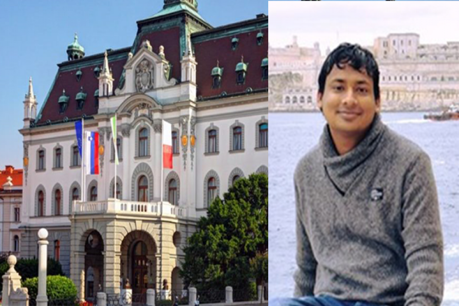 স্লোভেনিয়াতে লেখক রাকিব হাসান