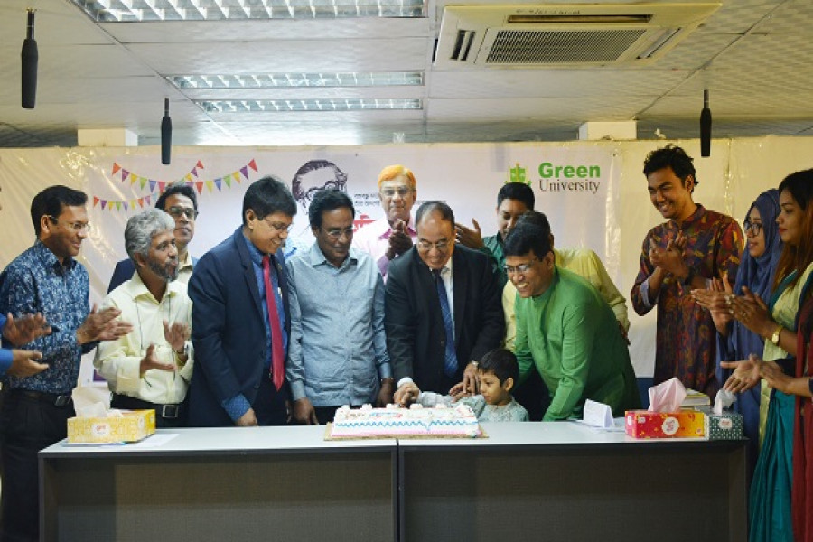 গ্রিন ইউনিভার্সিটিতে বঙ্গবন্ধুর শততম জন্মোৎসব উদযাপন