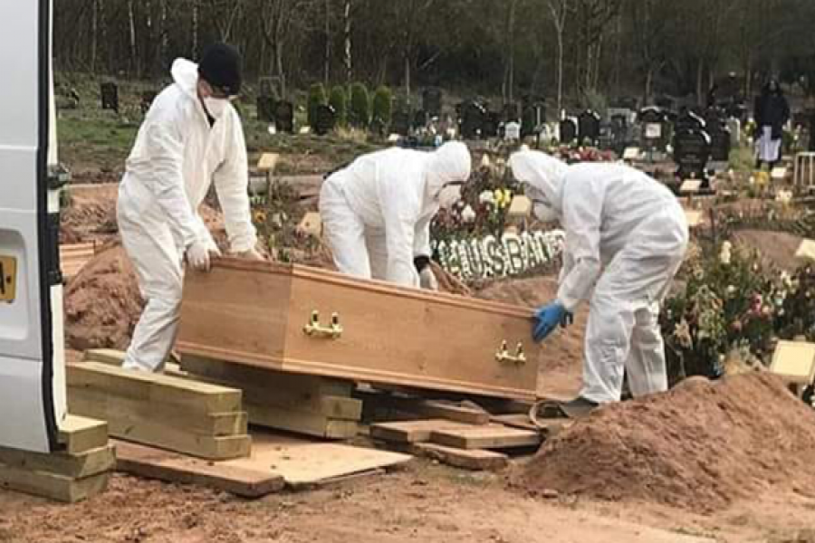 করোনা ভাইরাসে আক্রান্ত হয়ে মৃত্যুবরণকারী প্রথম ব্রিটিশ-বাংলাদেশির দাফন সম্পন্ন 