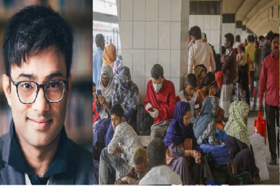 কমলাপুর রেলস্টেশন থেকে তোলা