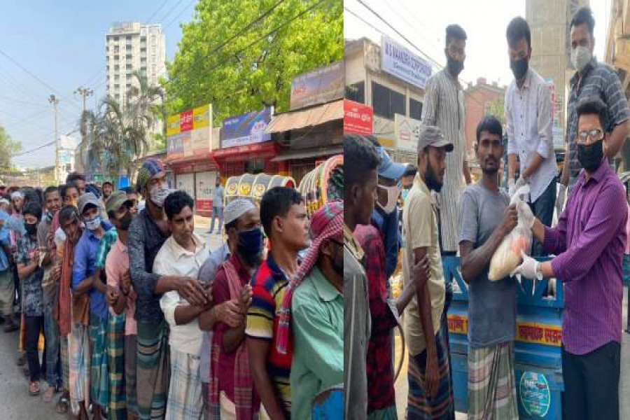 করোনা: দিন মজুরদের পাশে চবির ব্যাংকিং এন্ড ইনস্যুরেন্স বিভাগ