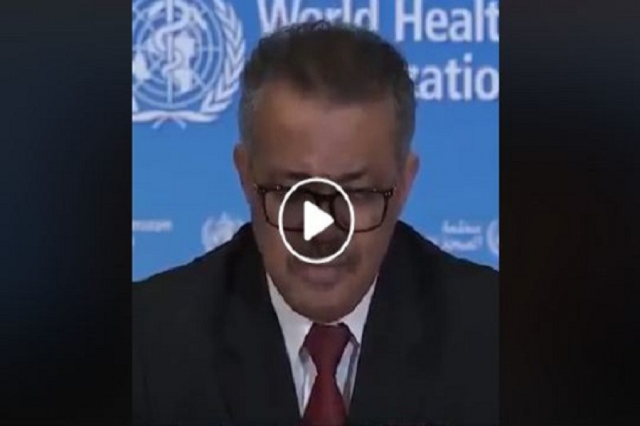 বিশ্ব স্বাস্থ্য সংস্থার প্রধান ট্রেড্রস অ্যাডহানম