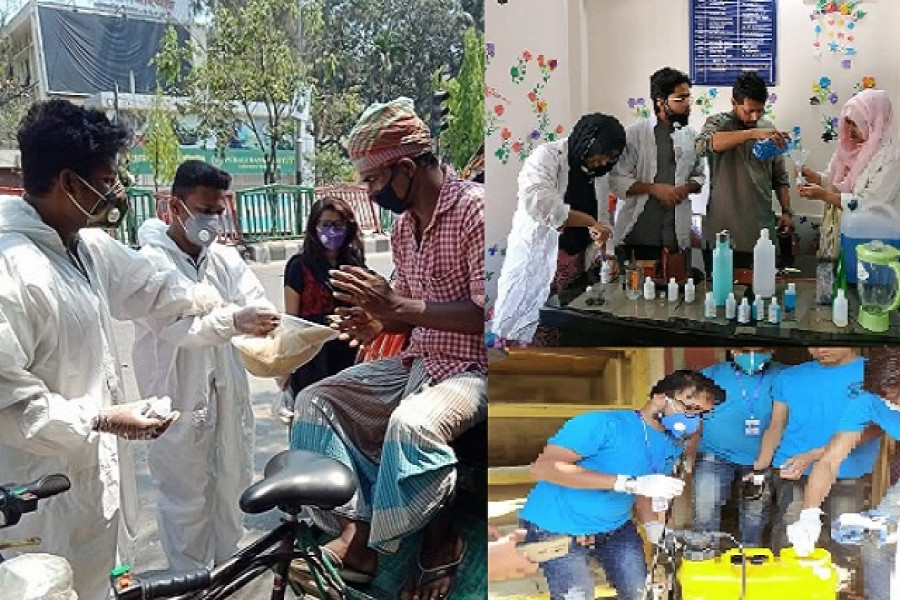 করোনা মোকাবেলায় একাট্টা দেশের তরুণেরা