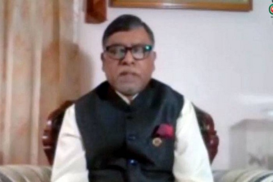 সর্বশেষ করোনা পরিস্থিতি নিয়ে অনলাইনে ব্রিফ করেন স্বাস্থ্যমন্ত্রী জাহিদ মালেক