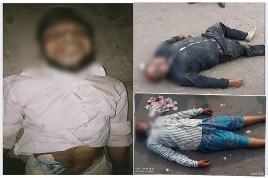 রাস্তায় পড়ে থাকা তিন ব্যক্তি করোনায় মারা যাননি