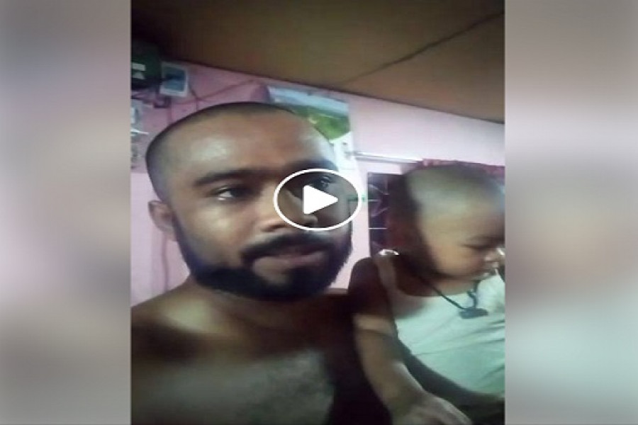 ফেসবুক লাইভে এসে স্ত্রীকে কুপিয়ে হত্যা করলেন স্বামী 