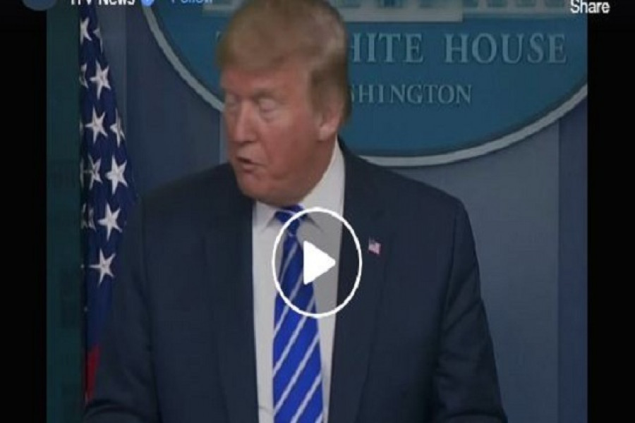 সূর্যের তাপে বসে থাকলেই দূর হবে করোনা: ট্রাম্পের নতুন ফর্মুলা