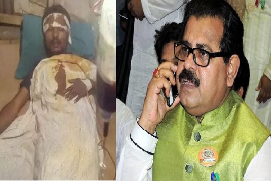 দুর্ঘটনায় মৃত যুবক (বামে), এমপি ইসরাফীল আলম