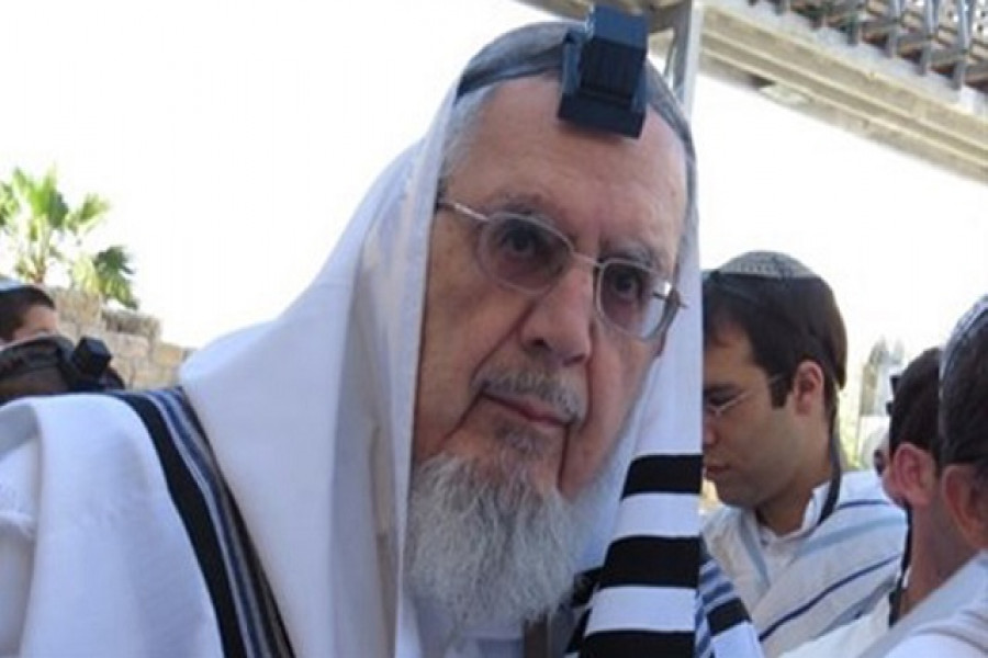 ইহুদিদের প্রধান ধর্মীয় নেতা মারা গেছেন