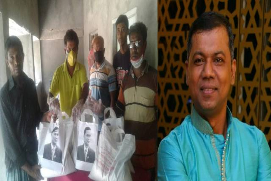 খুলনায় অসহায়দের পাশে ছাত্রদলের সাবেক সহ-সভাপতি