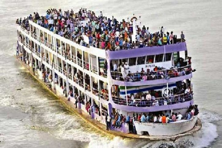 ঈদের আগে চলছে না যাত্রীবাহী লঞ্চ