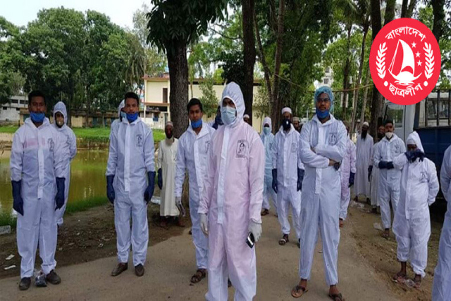 করোনায় মৃতদের দাফনে প্রস্তুত ছাত্রলীগের ৪১ নেতাকর্মী