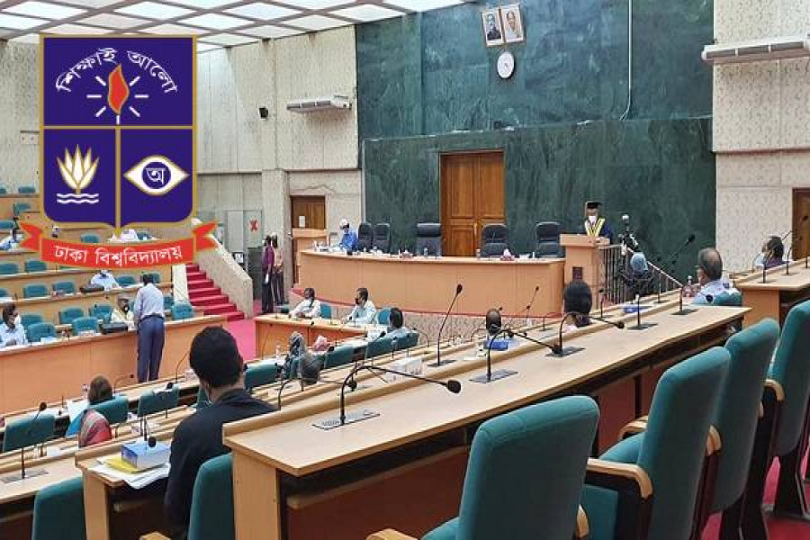 দুই প্রো-ভিসি ও ট্রেজারার ছাড়াই ঢাবির সিনেট শুরু