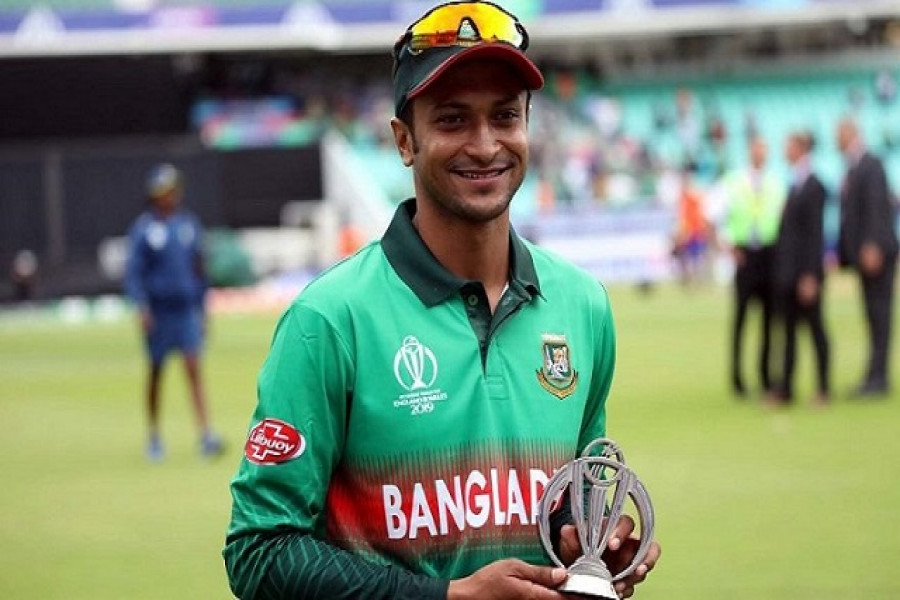 ওয়ানডেতে শতাব্দীর দ্বিতীয় সেরা ক্রিকেটার সাকিব, টেস্টে ষষ্ঠ 