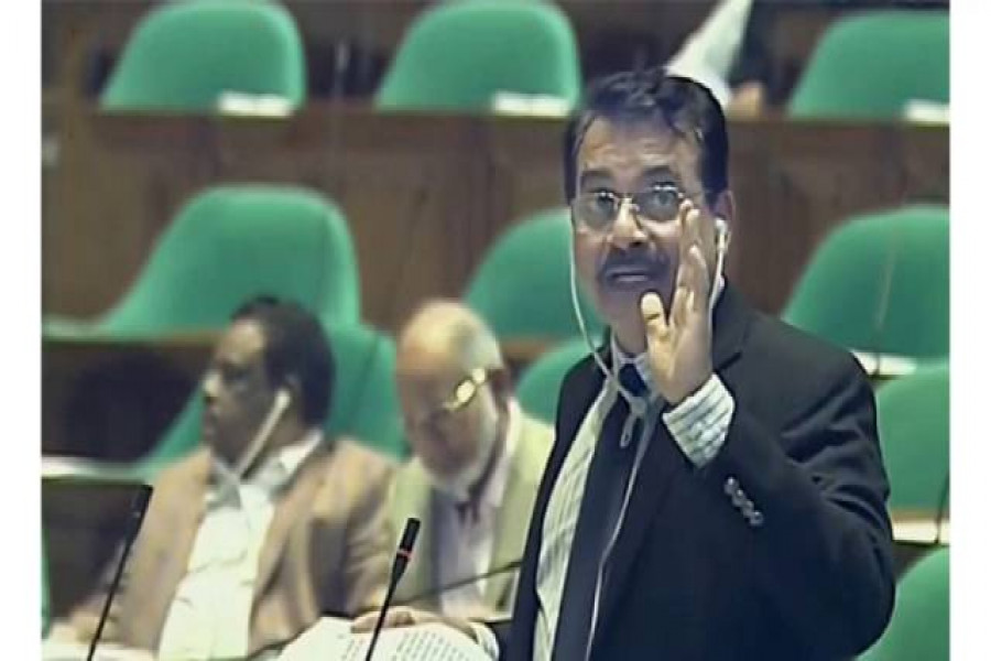 বক্তব্যের শুরুতে ‘ইন্নালিল্লাহি’ বলার ব্যাখ্যা দিলেন সাংসদ হারুন