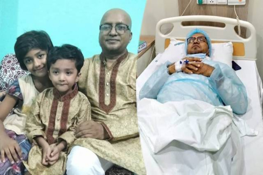 ক্যান্সার আক্রান্ত কলেজ শিক্ষক, চিকিৎসার জন্য প্রয়োজন ১০ লাখ টাকা
