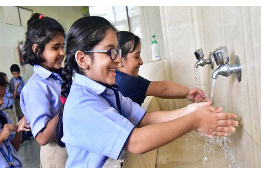 দেশের স্কুলগুলোতে স্যানিটেশন সুবিধা বেড়েছে