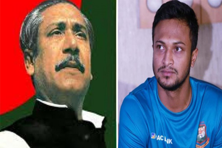 বঙ্গবন্ধু চিরদিন আমাদের হৃদয়ে বেঁচে থাকবেন: সাকিব