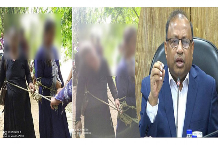 মা-মেয়েকে বেঁধে পেটানোর ঘটনায় কঠোর ব্যবস্থা: মন্ত্রী