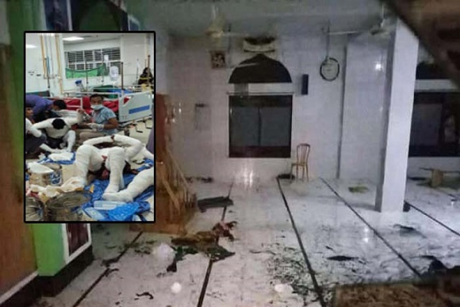 মসজিদে বিস্ফোরণ: মৃতের সংখ্যা বেড়ে ৩১