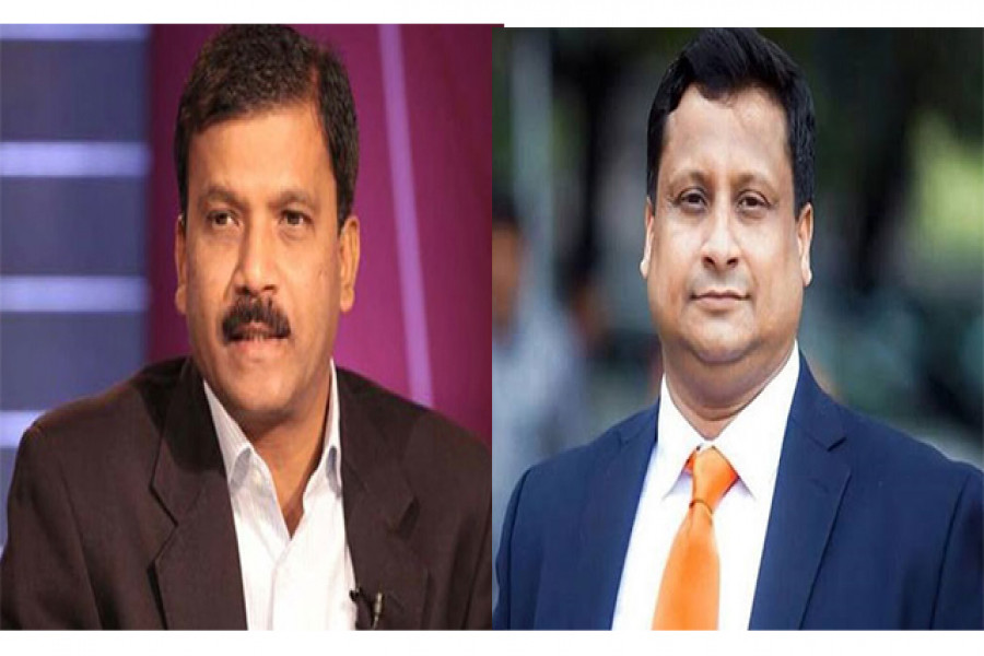 ড. আসিফ নজরুল ও মোর্শেদ হাসান