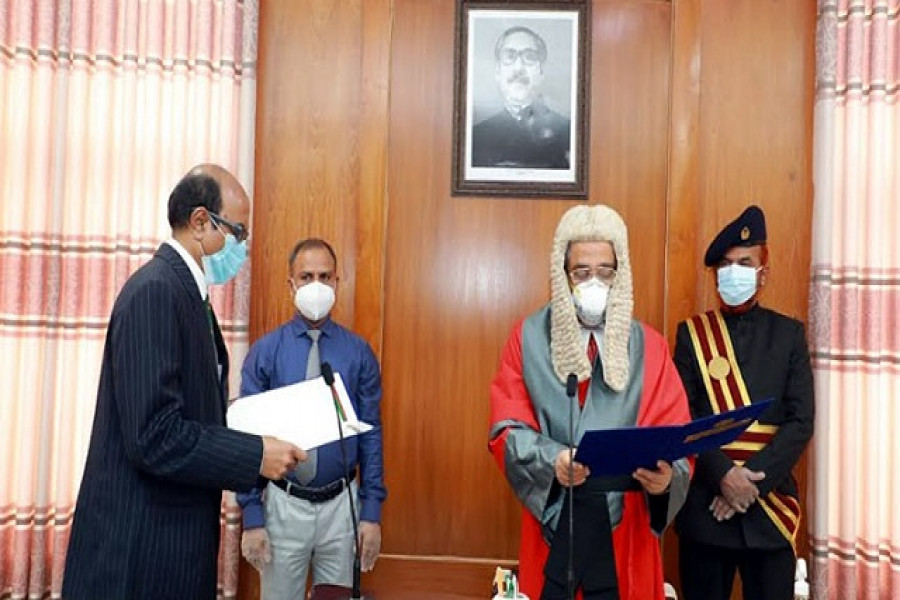 পিএসসির নতুন চেয়ারম্যানের শপথ অনুষ্ঠান