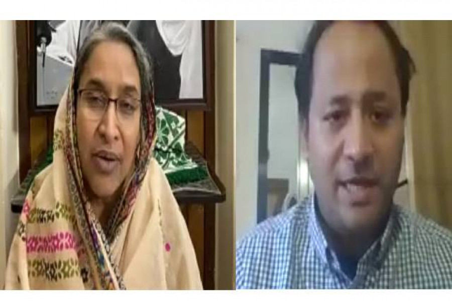 সভায় উপস্থিত আছেন শিক্ষামন্ত্রী ডা. দীপু মনি ও শিক্ষা ও উপমন্ত্রী মহিবুল হাসান চৌধুরী নওফেল 