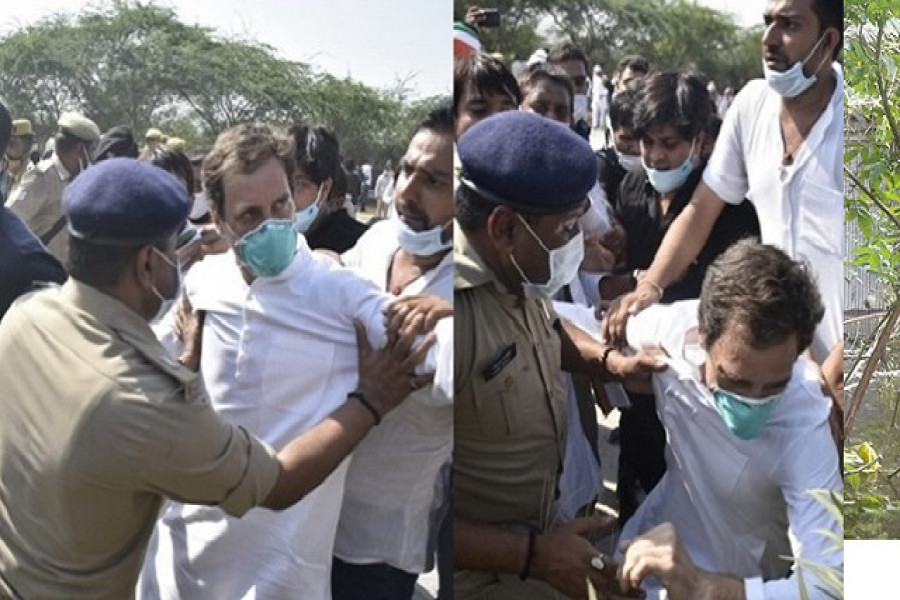 কংগ্রেস নেতা রাহুল গান্ধী গ্রেপ্তার