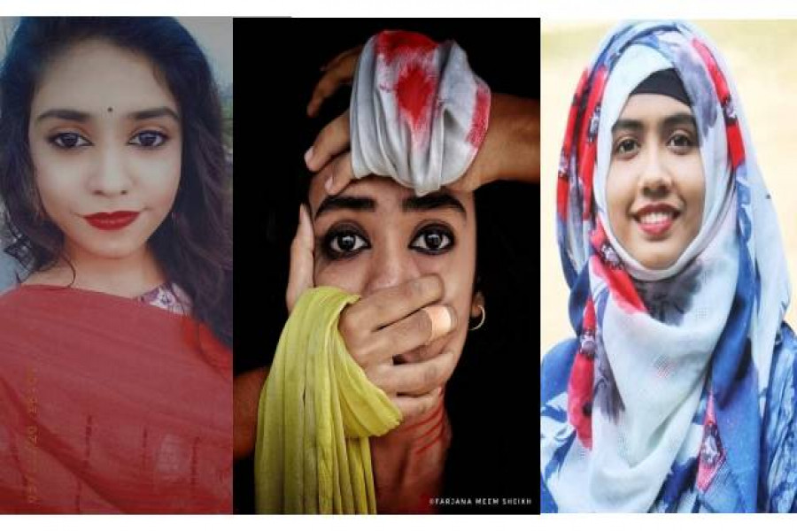 ভাইরাল ছবির মডেল ফারজানা জীম ও ফটোগ্রাফার ফারজানা মরিয়ম মীম