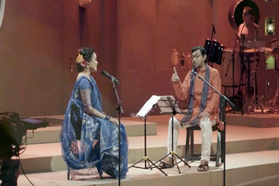 অভিনেতা মেহের আফরোজ শাওন ও চঞ্চল চৌধুরী