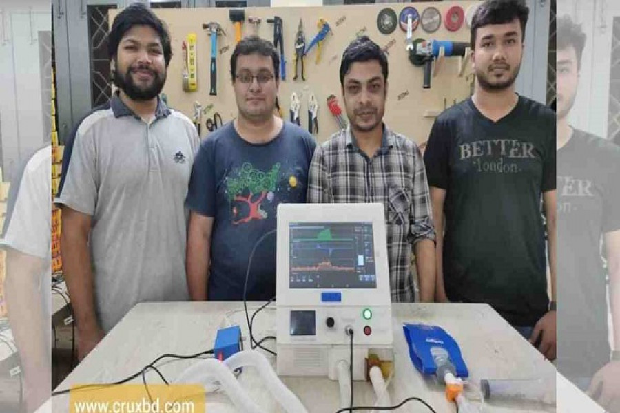 ভেন্টিলেটর তৈরি করা সিলেটের চার তরুণের দল ‘ক্রাক্স’