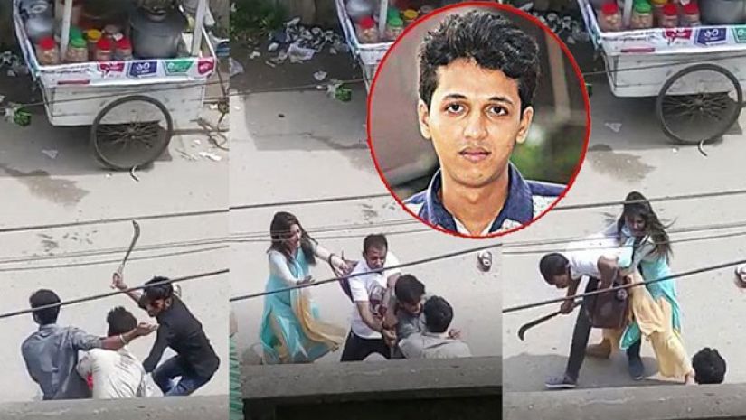 বরগুনায় রিফাত শরীফ হত্যার দৃশ্য