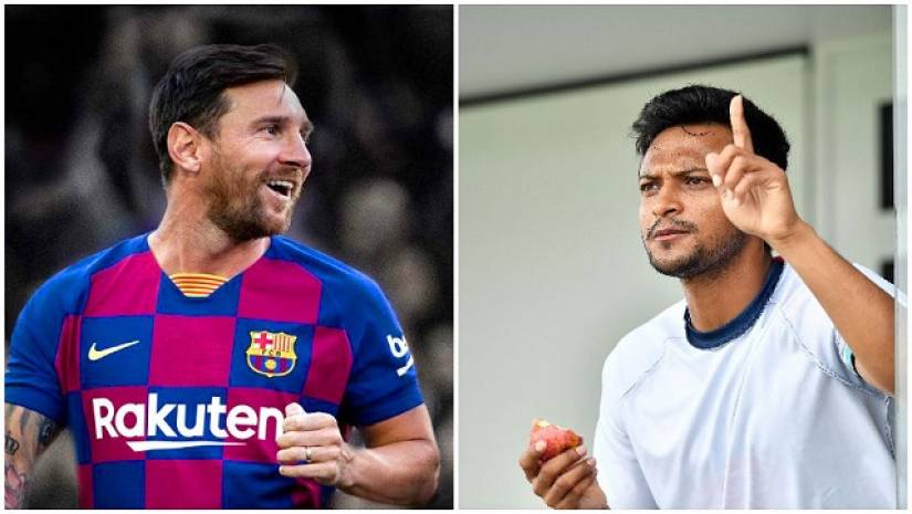 সাকিবও চেয়েছিলেন বার্সা ছেড়ে চলে যাক মেসি