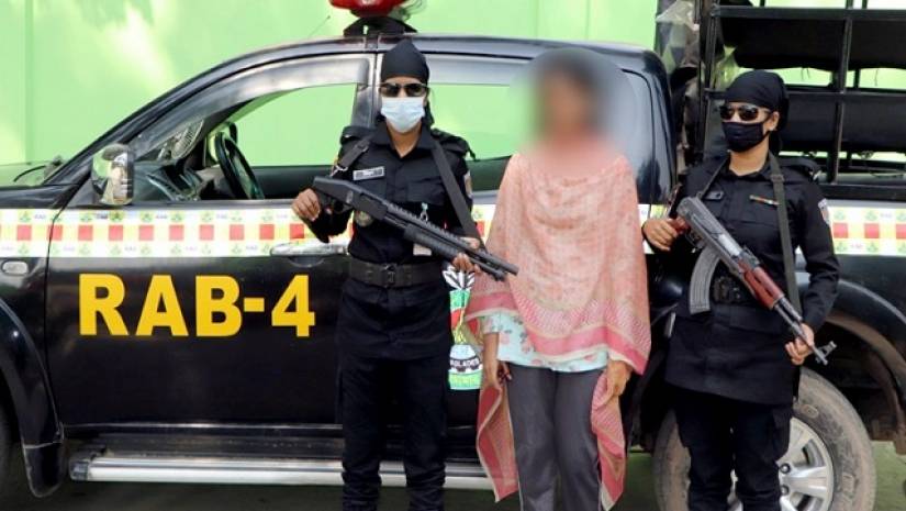 ধর্ম অবমাননাকর প্রচারণার অভিযোগে রাজধানীতে তরুণী আটক 