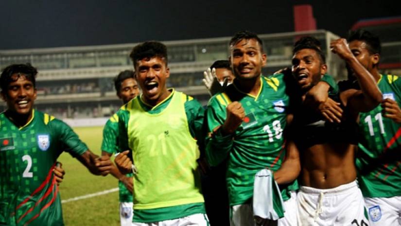 নেপালকে ২-০ গোলে উড়িয়ে দিলো বাংলাদেশ