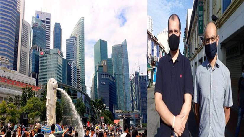 ছবিতে সামা স্টার্টআপের সহপ্রতিষ্ঠাতা নেমানজা গ্রুজিক এবং কীর্তন প্যাটেল