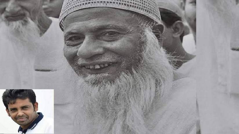 লেখক মো. নিজাম উদ্দিন ও মাওলানা ভাসানী